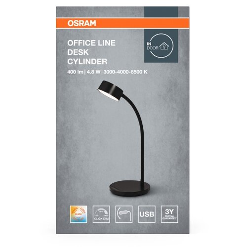 Osram LED prigu&amp;scaron;iva stona lampa OFFICE LINE LED/4,8W/230V crna Slike