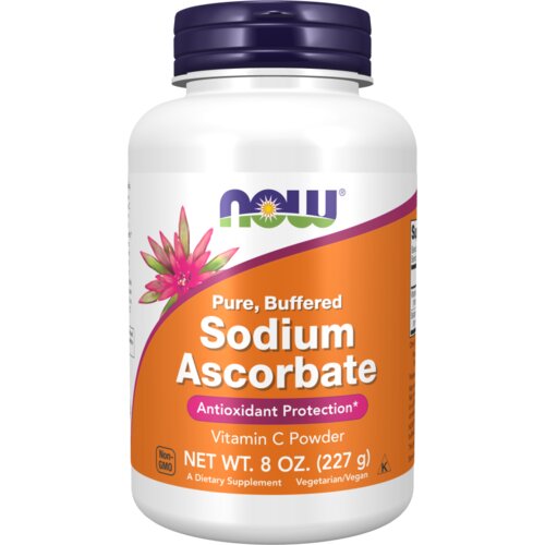 Now Foods sodium ascorbate powder - pročišćeni vitamin c u prahu Slike