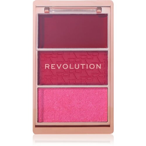 Makeup Revolution Blush Icon Palette paleta rumenila nijansa My Cherry Truth 9.8 g Slike