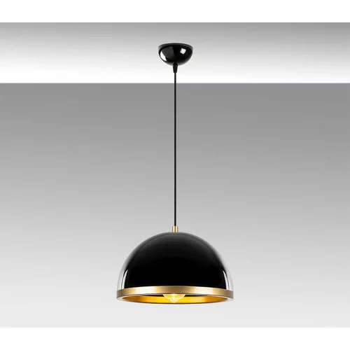 Opviq lights Crna/u zlatnoj boji viseća svjetiljka s metalnim sjenilom ø 30 cm Ferenci –