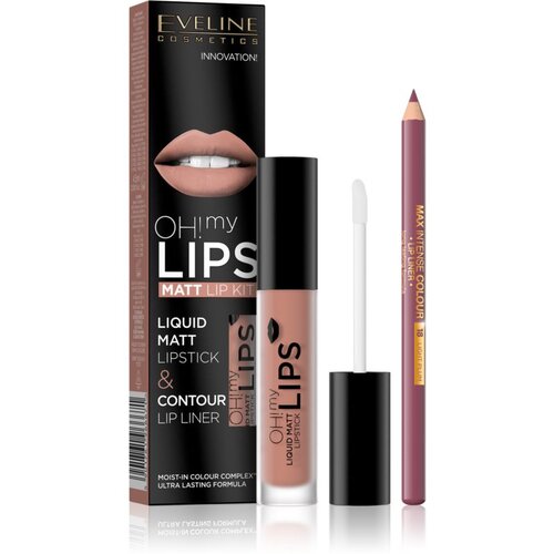 Eveline OH! my LIPS Matt set za ustnice 08 Lovely Rose Cene