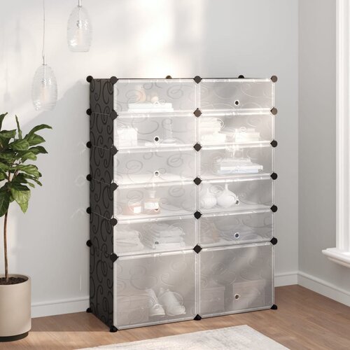  Stalak za cipele crni 94 x 37 x 125 cm PP Cijene