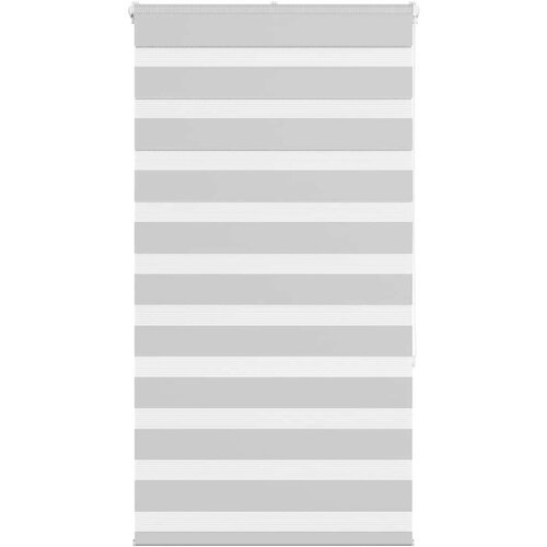 vidaXL zebra senčilo svetlo sivo 70x150 cm tkanina širina 65,9 cm Cene