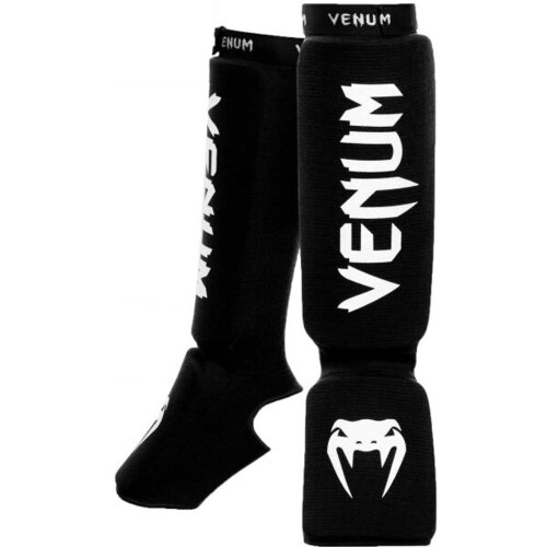 Venum Kontact &amp;Scaron;titnici za Potkolenice Crno-Beli XL Slike