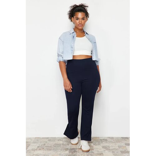 Trendyol Ženske pantalone Tbbss24Ar00001, Tamnoplave Cene