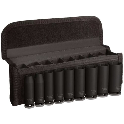 Bosch set kovanih nasadnih ključeva 7 - 19mm, duboki, 3/8", 9 delova, pro impact socket 2608003037 Cene