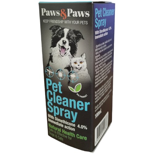 PAWS&PAWS Sprej protiv parazita Demetikona Cleaner, 100ml Cene