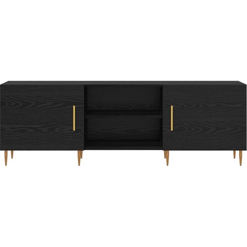  ormar 150 x 30 x 50 cm Crni hrast Konstruirano drvo Slike