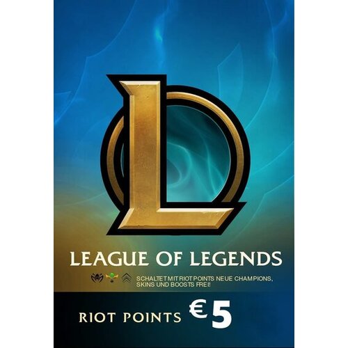 Riot Games League of Legends Gift Card 5€ Riot Key - EUROPE Server Only Cene
