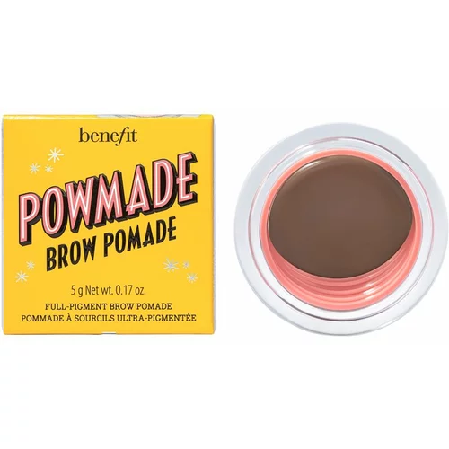 Benefit Powmade Brow Pomade vodoodporna gel za obrvi 5 g odtenek 3 Warm Light Brown za ženske