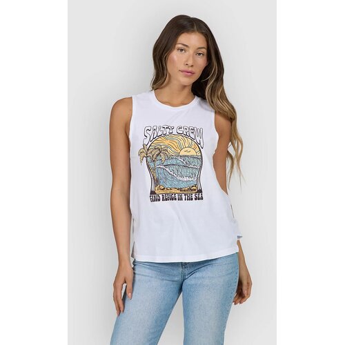 Salty Crew Keyhole Muscle Tank Top white Cijene