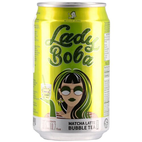  Lady Boba, zeleni čaj, Matcha latte bubble tea, 315ml Cene