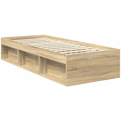  Krevetna konstrukcija s uzglavljem Sonoma hrast 75 x 190 cm Slike