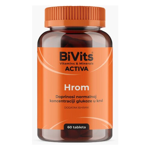 BiVits activa Hrom 200 µg 60 tableta Cene