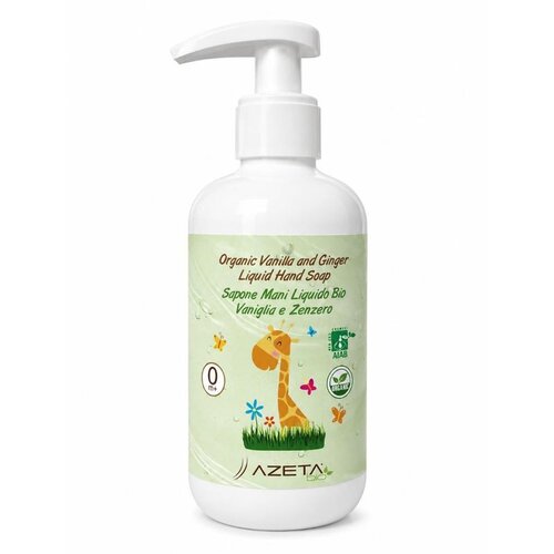 Azeta Bio organski tečni sapun za ruke za bebe i decu, vanila i đumbir, 200 ml Slike
