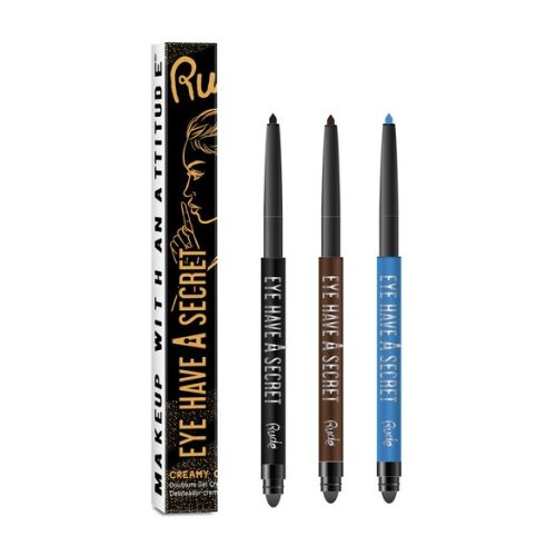 Rude Cosmetics kremasti gel ajlajner eye have a secret hush Slike