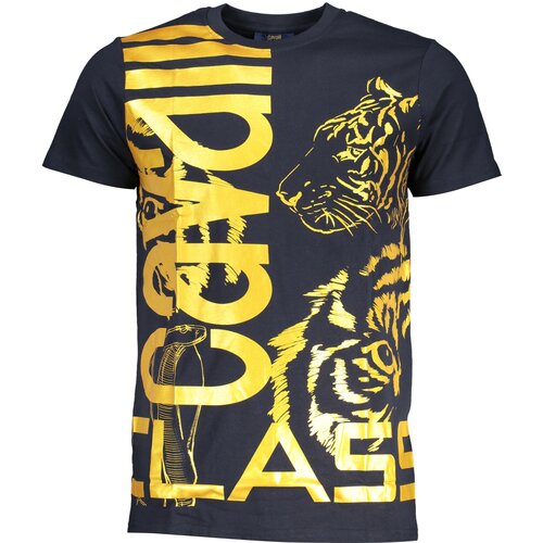 Cavalli Class MEN&#39;S SHORT SLEEVED T-SHIRT BLUE Cene