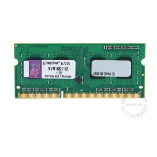 Kingston DDR3 2GB 1600MHz dodatna memorija za laptop Slike