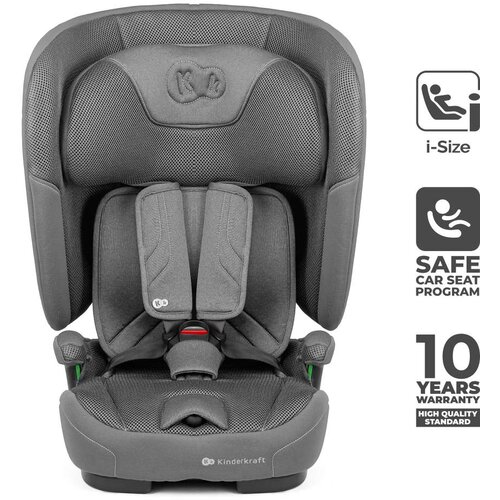 Kinderkraft autosjedalica FIX2GO i-Size 9-36 kg (76-150 cm), Grey Slike