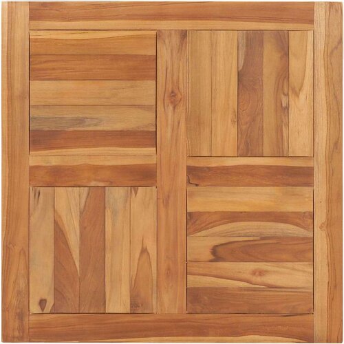 vidaXL Stolna ploča od masivne tikovine 70 x 70 x 2 5 cm Cene