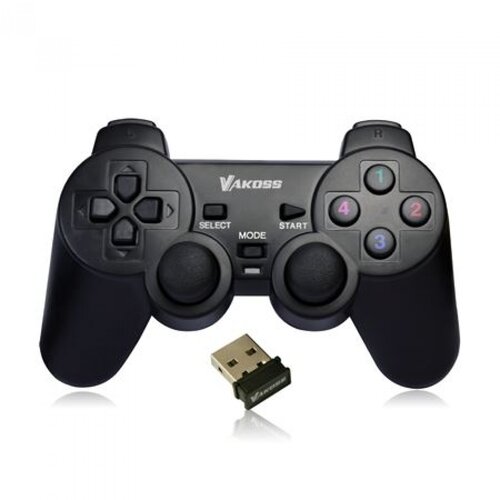 Vakoss GP-3925BK Gaming Controller Black RF Gamepad Analogue /Digital PC, Playstation 3 Cijene
