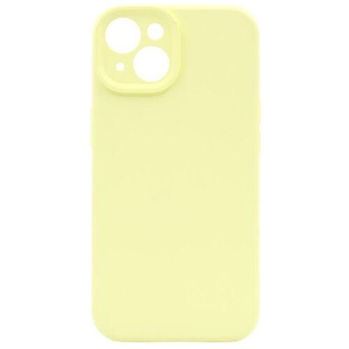 Chameleon Silikonski ovitek (liquid silicone) za Apple iPhone 13, N-Soft, kremno rumena Slike