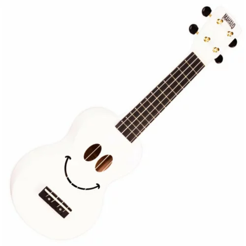 Mahalo U-SMILE Soprano ukulele White