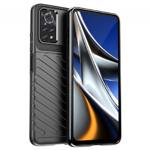 Onasi Silikonski ovitek Tunder Armor za Xiaomi Poco X4 Pro - črn Cene