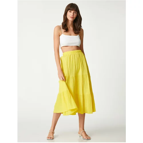 Koton Skirt - Yellow - Maxi