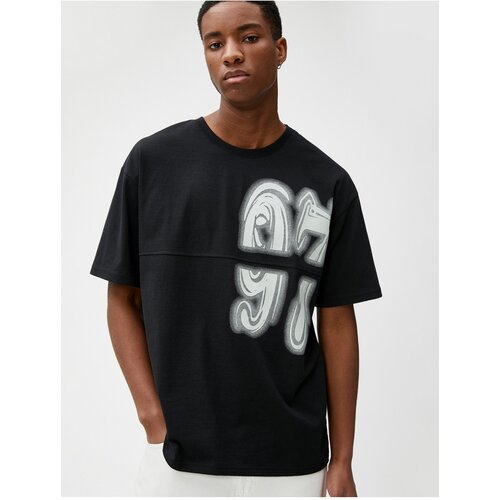 Koton T-Shirt - Black - Loose Slike