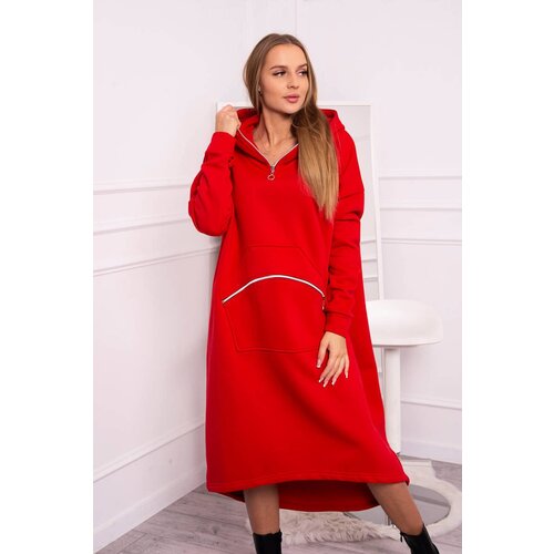 Kesi Insulated dress with hood red Slike