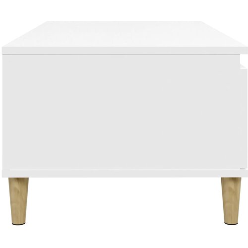  Stolić za kavu bijeli 90 x 50 x 36,5 cm od konstruiranog drva Slike