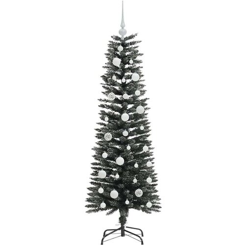 VidaXL Umjetno božićno drvce s stalakom Zelena 40.5 x 40.5 x 120 cm Slike