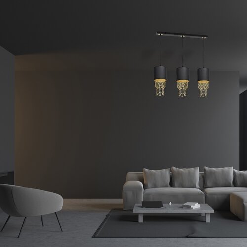  Luster na kablu ALMERIA 3xE27/60W/230V Slike