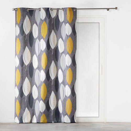 douceur d'intérieur Žuta /siva zavjesa 140x240 cm Leafy – Cijene