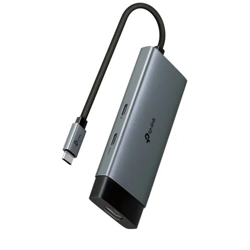 TP - LINK Konektor UH5020C USB-C HDMI/2xUSB 3.0/USB-C/PD 100W, Sivi Cene