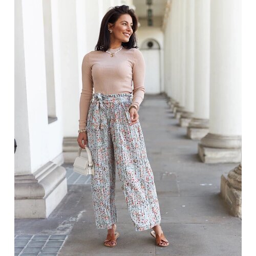 UR/CEO Sky blue wide pleated women's pants Asida Cijene