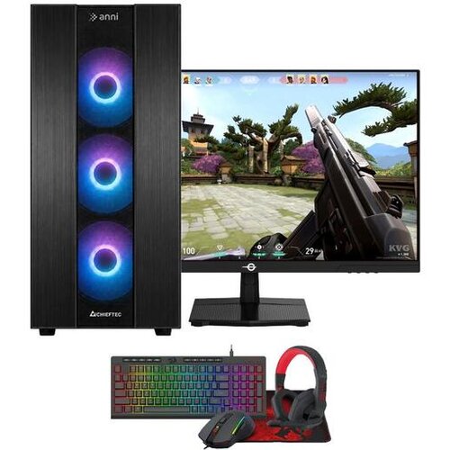 ANNI računalni&scaron;ki komplet Gamer Optimal i5-14400F/16GB/1TB SSD/Windows 11 Home/RTX 5050/črna/monitor, tipkovnica, mi&scaron;ka, slu&scaron;alke, podloga Cene
