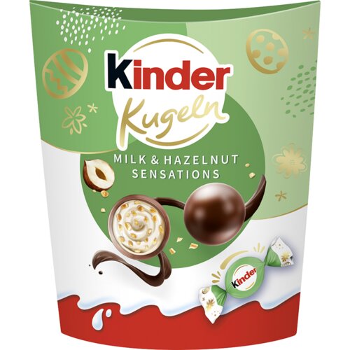 Kinder Čokoladne kroglice - Milk & Hazelnut Sensations - 90 g Cene