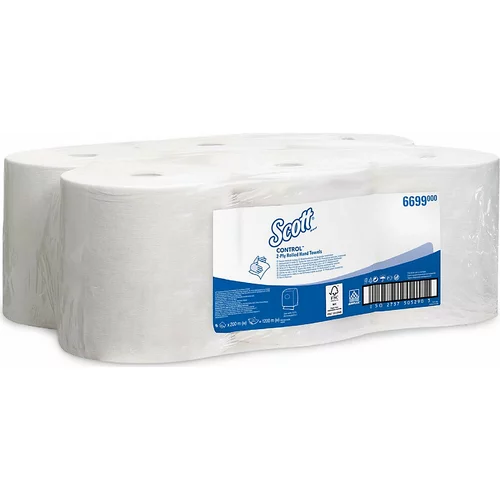Kimberly Clark Papirnate brisače Scott® CONTROL™, Airflex™, DE 6 zvitkov po 200 m, 2-slojna izvedba