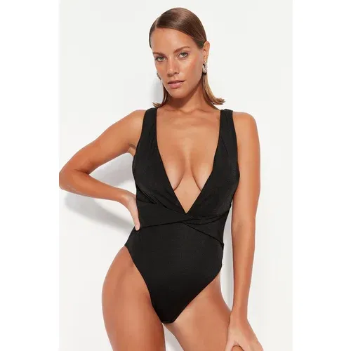 Trendyol Swimsuit - Black - Plain