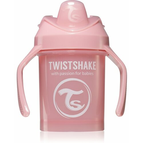 Twistshake mini cup 230 ml 4 m pastel pink Slike