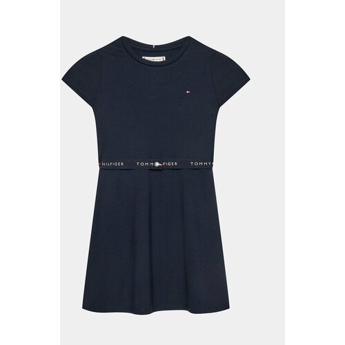 Tommy Hilfiger Vsakodnevna obleka Essential Skater KG0KG07776 D Mornarsko modra Regular Fit Slike