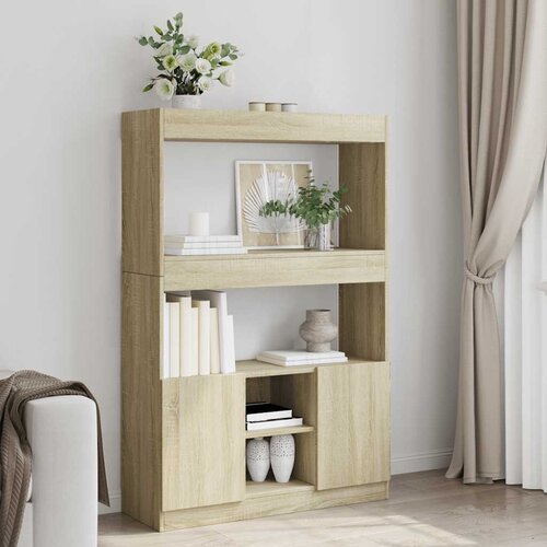  Visoka komoda hrasta sonome 92x33x140 cm od konstruiranog drva Cijene