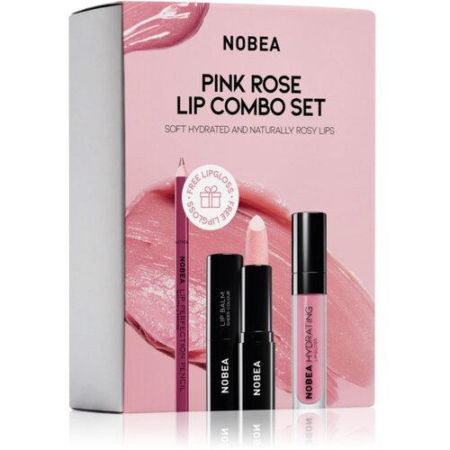 NOBEA Day-to-Day Pink Rose Lip Combo Set poklon set za usne Slike