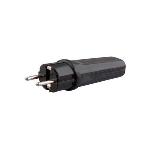 Biton Electronics dvopolni utikač crni plastika (2/212-0002) Cene