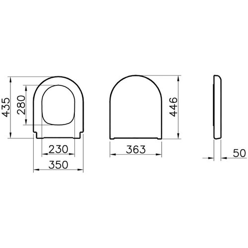 Vitra 121-003-909 WC deska s počasnim zapiranjem &amp;quot;Soft Close&amp;quot; Slike