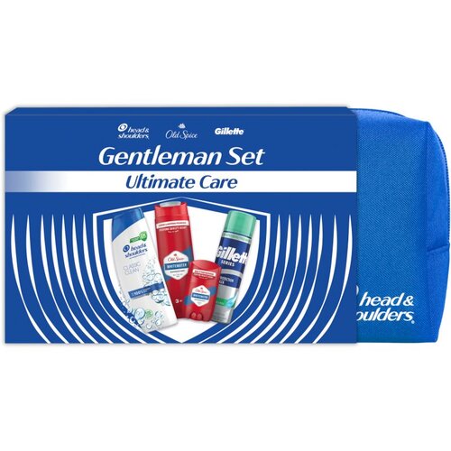 Head &amp;amp; Shoulders Gentleman Set Ultimate Care darilni set za telo in lase Slike
