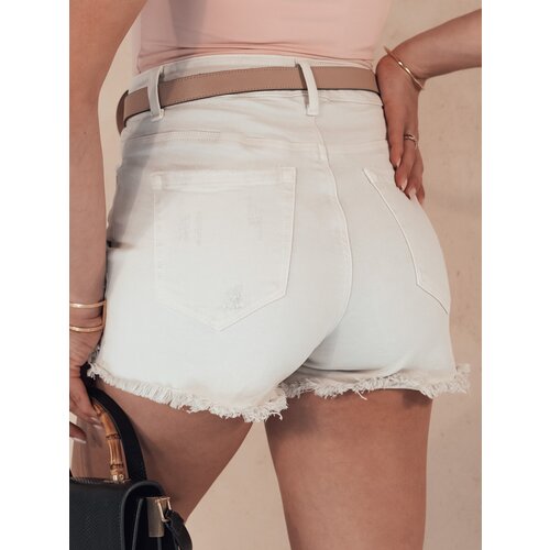 DStreet POPGLAM Women's Denim Shorts Light Beige Cijene