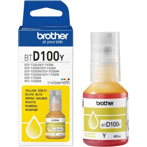 Brother BTD100Y Mastilo Original Žuto Yellow Slike